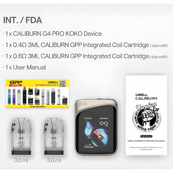  • کالیبرن جی 4 پرو کوکو یوول با فناوری Auto Draw و سوئیچ دستی برای تجربه Flexible بین مکش و دکمه فایر 