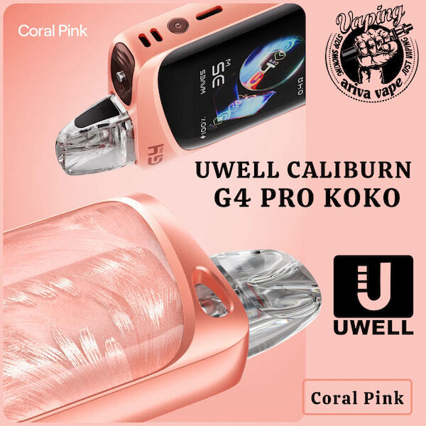  کالیبرن جی4 پروکوکو صورتی، جی 4 پرو کوکو صورتی، جی4پروکوکو صورتی، Caliburn G 4 Pro Koko Glass Coral Pink 