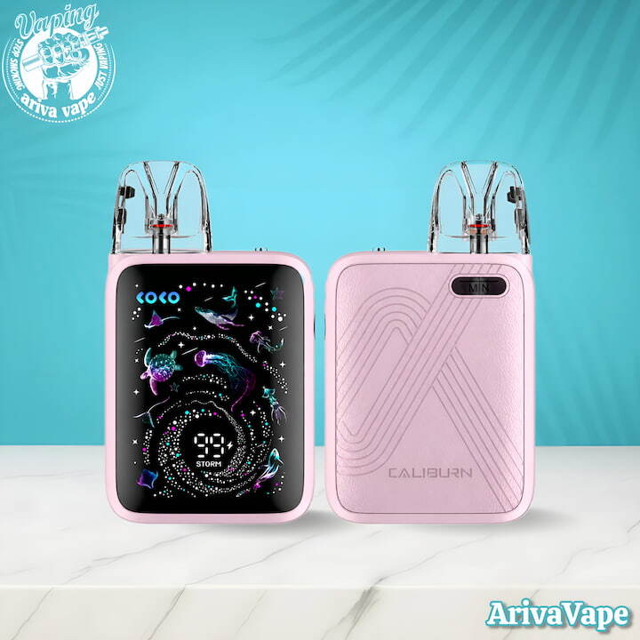  پادماد یوول کالیبرن جی ۵ کوکو UWELL CALIBURN G5 KOKO با طراحی مربعی، بدنه چرمی پریمیوم، باتری ۱۶۰۰ میلی‌آمپرساعت 