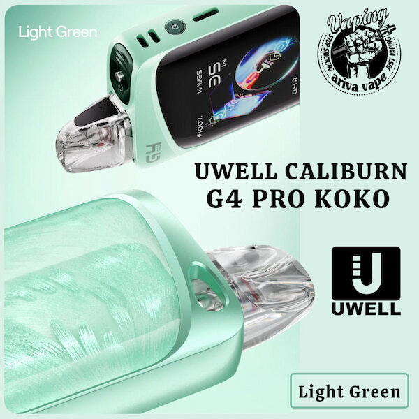  کالیبرن جی4 پروکوکو سبز، جی 4 پرو کوکو سبز، جی4پروکوکو سبز، Caliburn G 4 Pro Koko Glass Light Green 