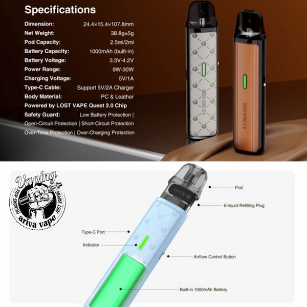  پاد لاست ویپ اورسا نانو اس 2 – LOST VAPE URSA NANO S 2، پادلاست ویپ اورسا نانو2، LOSTVAPEURSANANOS2 