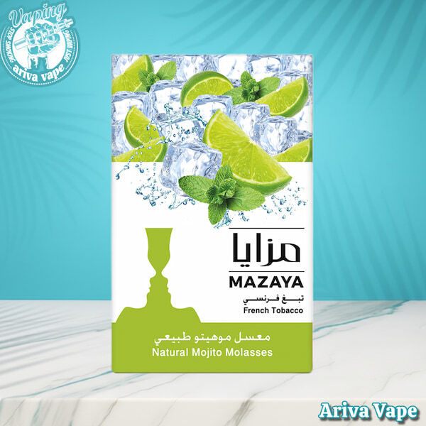  تنباکو مزایا موهیتو، تنباکو موهیتو مزایا، خرید تنباکو مزایا، MAZAYA NATURAL MOJITO MOLASSES 