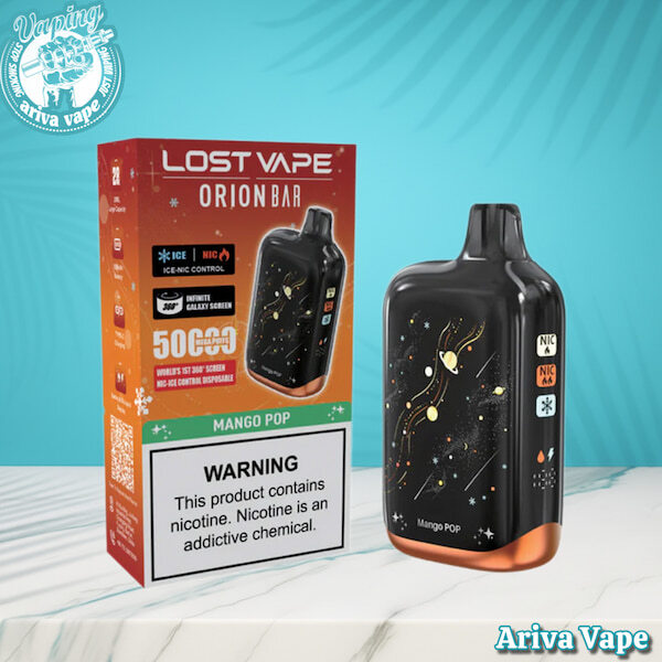  لاست ویپ اوریون بار 50000 پاف انبه، پاد اوریون بار لاست ویپ انبه، پاد انبه لاست ویپ، پاد یکبار مصرف 50000 پاف انبه لاست 