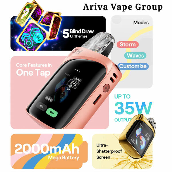  • جدیدترین پادماد UWELL Caliburn G4 Pro KOKO با رابط کاربری هوشمند و ۵ تم جذاب انتخابی برای ویپرها 