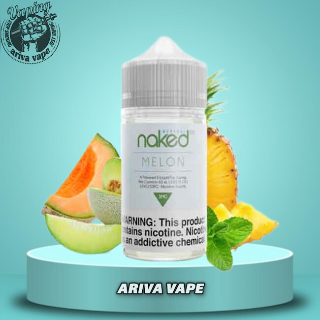  سالت نیکد ملون نعنا،NAKED MENTHOL MELON SALT، ملون نعنا، کوبا بلند نیکد، نیکد ملون نعنا، menthol melon, cubanblend 