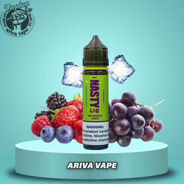 جویس میکس بری انگور نستی _ NASTY MIX BERRIES GRAPE JUICE نستی جویس، جویس نستی، nasty juice, nasty ,juice