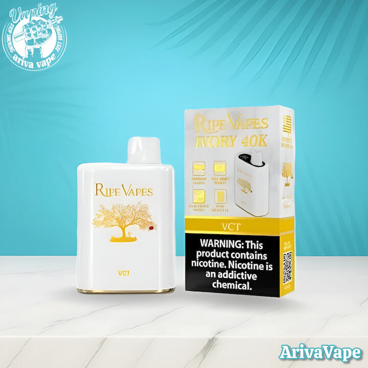  ripevapes ivory 40000 puffs، RIPEVAPES IVORY 40K، RIPEVAPES IVORY 40K PUFFS DISPOSABLE VAPE/POD، RIPEVAPES، ripe vapes i 