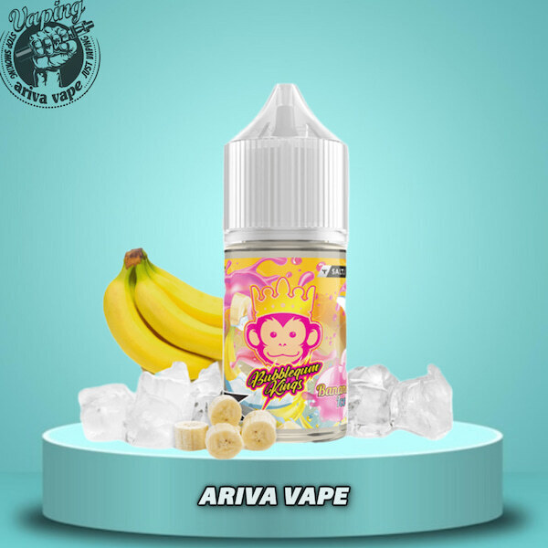 سالت دکتر ویپز اصلی سالت دکترویپز آدامس بادکنکی موز یخ – DRVAPES BUBBLEGUM KINGS BANANA ICE SALT، سالت آدامس بادکنکی موز