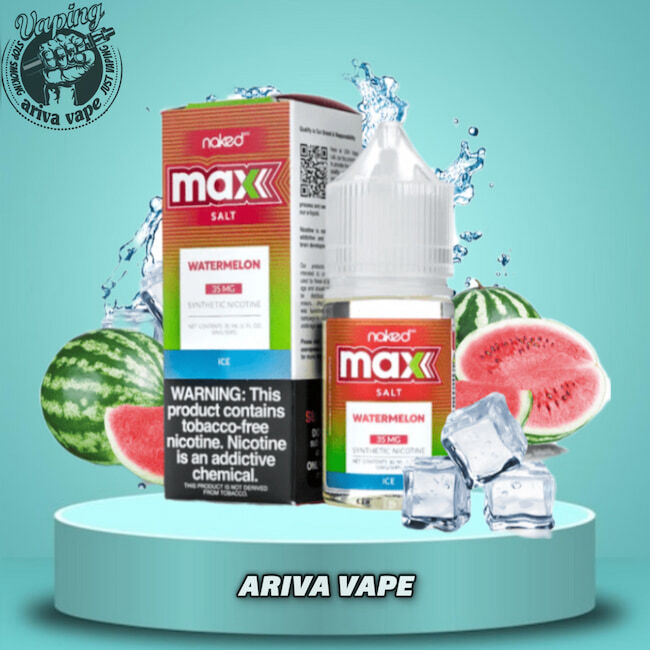 سالت نیکد هندوانه یخ،NAKED WATERMELON ICE SALT، هندوانه یخ، کوبا بلند نیکد، نیکد هندوانه یخ، watermelon ice, cubanblend