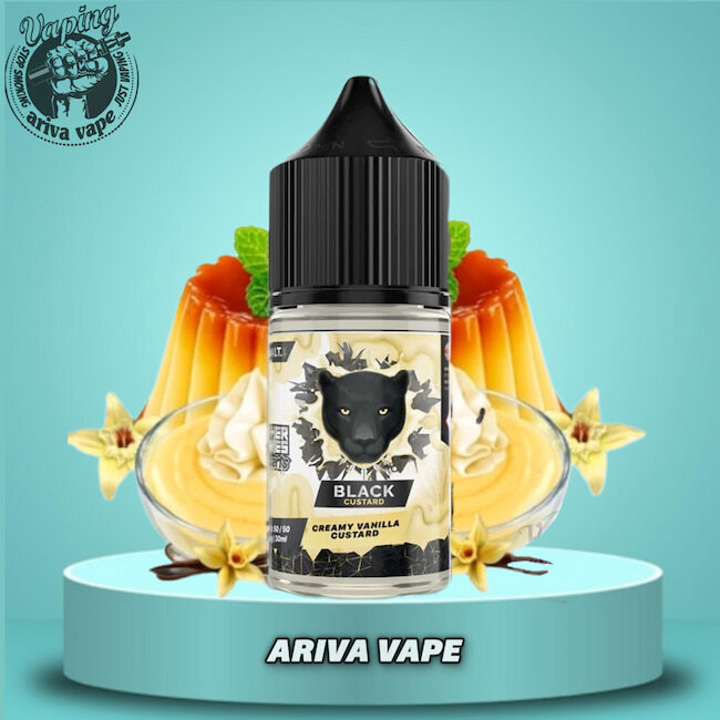  سالت، سالت دکترویپزبلک کاستارد، بلک کاستارد، سالت دکترویپز جدید، سالت جدید DRVAPES، سالت DR VAPES جدید، BLACK CUSTARD dr 