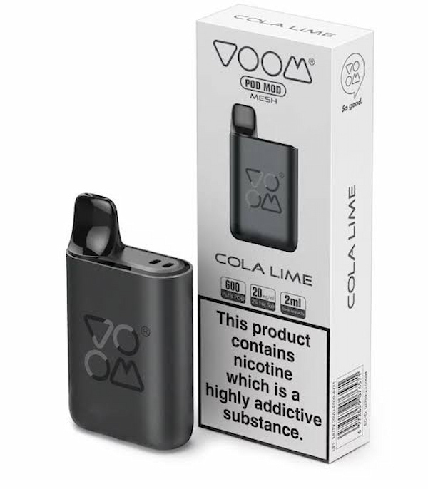  تصویر رسمی پاد یکبار مصرف ووم ام آی 1200 پاف VOOM MI 1200 PUFFS DISPOSABLE POD VAPE محصول اورجینال برند محبوب Voom 