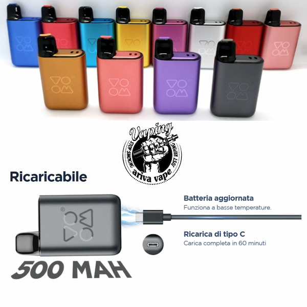 پاد یکبار مصرف ووم ام آی 1200 پاف VOOM MI 1200 PUFFS DISPOSABLE POD VAPE با کیفیت بی‌نظیر و تجربه ویپینگ حرفه‌ای 
