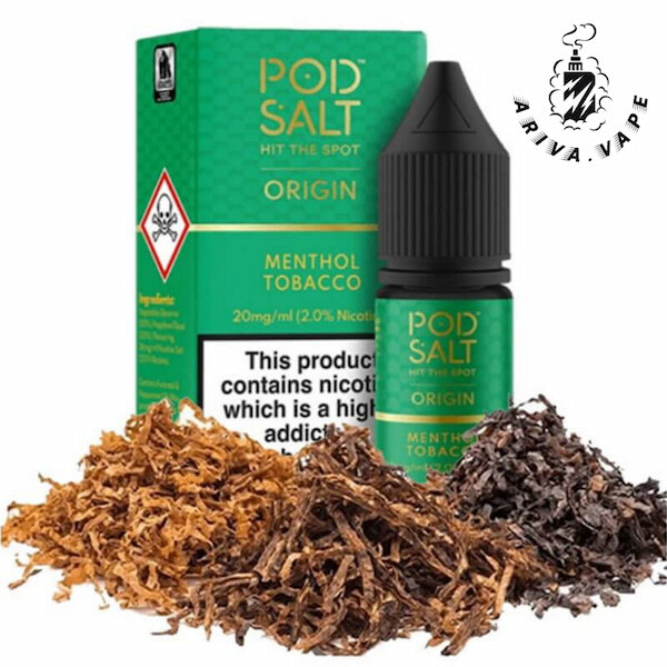  سالت پادسالت، خرید سالت پادسالت تنباکو نعنا، سالت podsalt، سالت،خرید سالت، پادسالت، سالت تنباکو نعنا، آریواویپ، menthol 