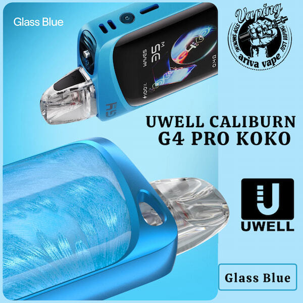  کالیبرن جی4 پروکوکو آبی، جی 4 پرو کوکو آبی، جی4پروکوکو آبی، Caliburn G 4 Pro Koko Glass Blue 