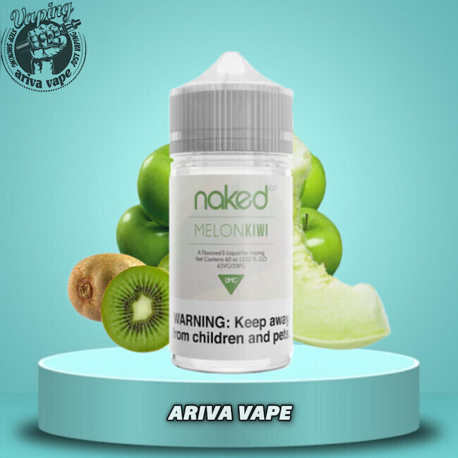 سالت نیکد ملون کیوی،NAKED MELON KIWI SALT، ملون کیوی، کوبا بلند نیکد، نیکد ملون کیوی، melon kiwi, cubanblend