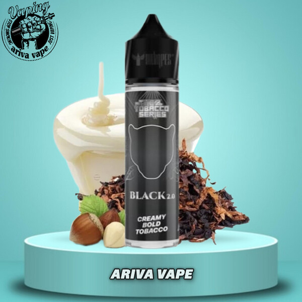  سالت دکتر ویپز اصلی سالت دکترویپز تنباکو خامه (بلک2.0) – DRVAPES CREAMY TOBACCO (BLACK 2.0) SALT، سالت تنباکو خامه 