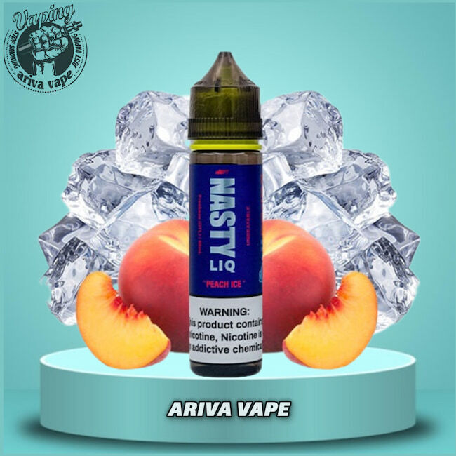 جویس هلو یخ نستی _ NASTY PEACH ICE JUICE نستی جویس، جویس نستی، nasty juice, nasty ,juice