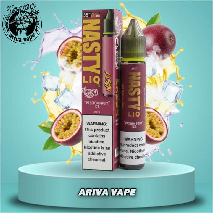  سالت نستی پشن فروت یخ، سالت پشن فروت یخ نستی، سالت نستی جدید، طعم جدید نستی، NASTY PASSION FRUIT ICE SALT، NASTY SALT 