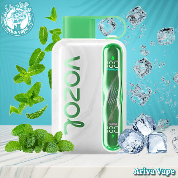  پاد یکبار مصرف وزول استار 40000 پاف طعم نعنا یخ Cool Mint محصول برند VOZOL مدل Star 40K Puffs، وزول استار، وزول 40000پاف 