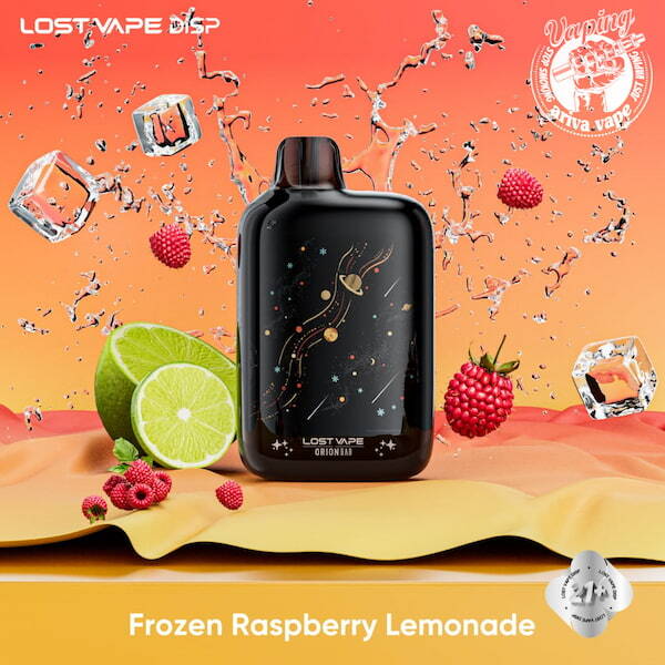  پاد یکبار مصرف لاست ویپ 50000 پاف تمشک لیموناد یخ، پاد یکبار مصرف لاست ویپ اوریون بارتمشک لیموناد یخ، LOST VAPE 50000 Pu 