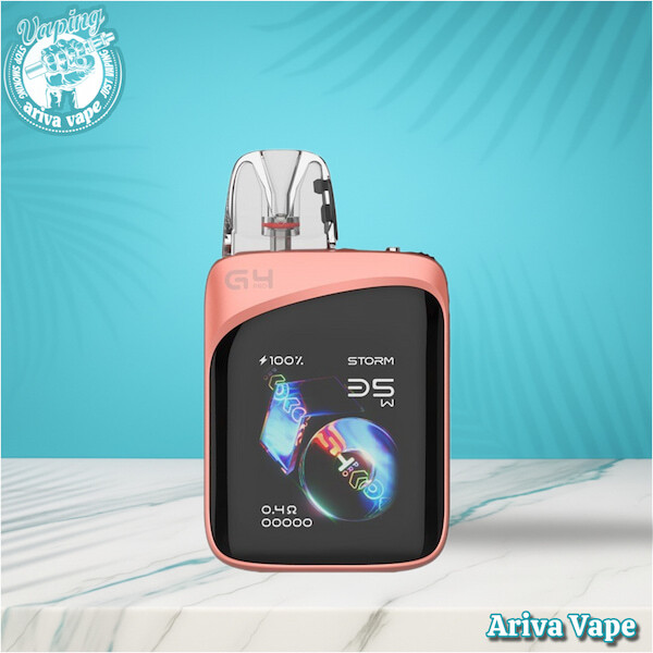  • عکس حرفه‌ای از یوول کالیبرن جی4 پرو کوکو رنگ صورتی همراه با کویل یدکی و کابل شارژ USB-C داخل پک اصلی 