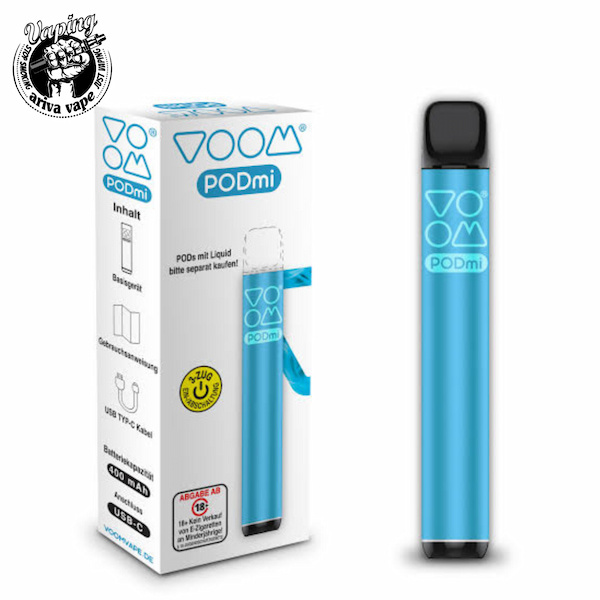  پاد یکبار مصرف ووم ام آی 1200 پاف VOOM MI 1200 PUFFS DISPOSABLE POD VAPE گزینه‌ای عالی برای تجربه طعم‌های متنوع 
