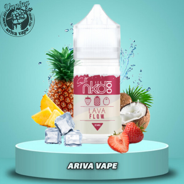 سالت نیکد لاوا فلو،NAKED LAVAFLOW SALT، لاوا فلو، کوبا بلند نیکد، نیکد لاوا فلو، lavaflow, cubanblend